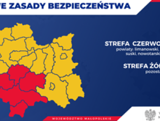 Powiat suski w czerwonej strefie. Reżim sanitarny będzie bardzo duży
