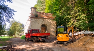 Trwa remont zabytkowej oranżerii