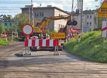 W weekend przejazd kolejowy na ul. Przemysłowej będzie zamknięty