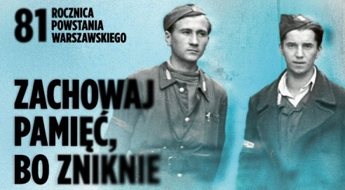 81. rocznica wybuchu Powstania Warszawskiego. Harcerze zapraszają na apel