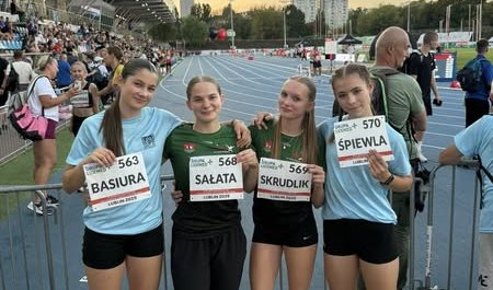 Młodzi lekkoatleci z SKL Sucha Beskidzka z rekordem na Mistrzostwach Polski!