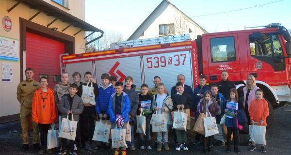 Strażacka wiedza uczniów na wysokim poziomie