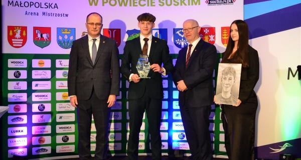 Jakub Sarlej Sportowcem Powiatu Suskiego 2025 roku