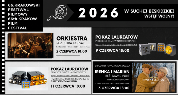 Krakowski Festiwal Filmowy po raz szósty w Suchej Beskidzkiej